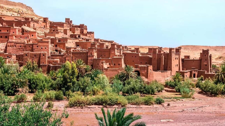 Marrakech 2 days 1 night to zagora desert with camel ride - The Draa palm groves and the road to Zagora
