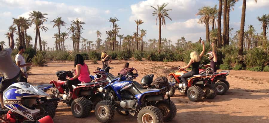 Marrakech: 3-Hour Quad Bike Adventure - Riding palm groves, dirt tracks, and dry riverbeds