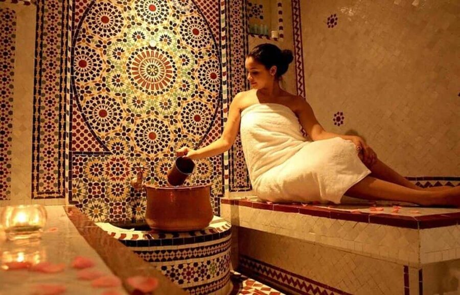 Marrakech: 3H Traditional Hammam & Massage & Hotel Pick up - What happens during the 45-minute hammam
