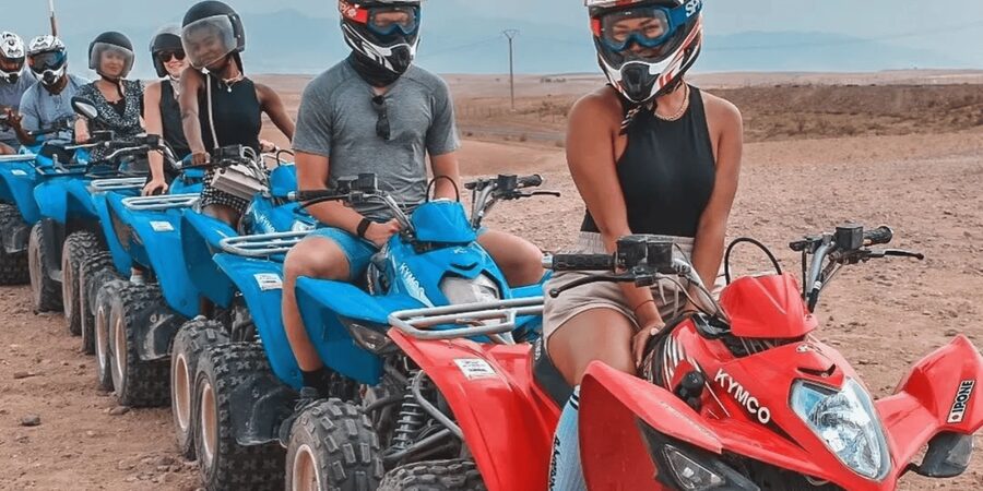 Marrakech: Agafay Desert Buggy bike 1000cc, Tea & Transfer - The Main 1.5-Hour Trail
