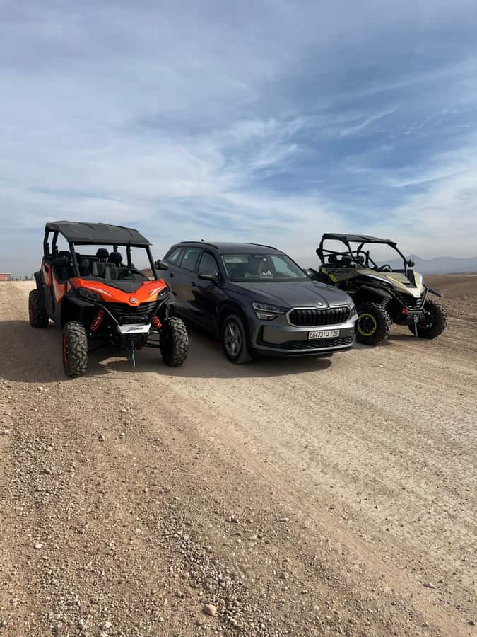 Marrakech: Agafay Desert Buggy bike 1000cc, Tea & Transfer - From Marrakech to the Open Desert