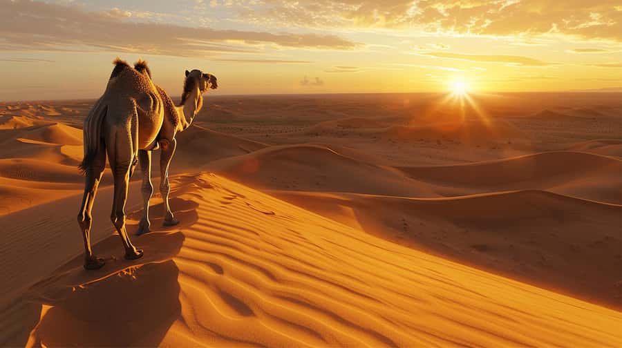Marrakech: Agafay Desert Camel Ride, Dinner, Fire Show - The camel ride works best at sunset