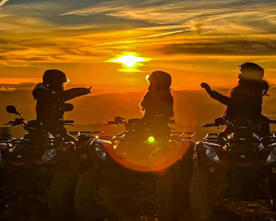 Marrakech: Agafay Desert: Camel ride Quad Bike, Dinner show - Quad biking for a faster version of Agafay