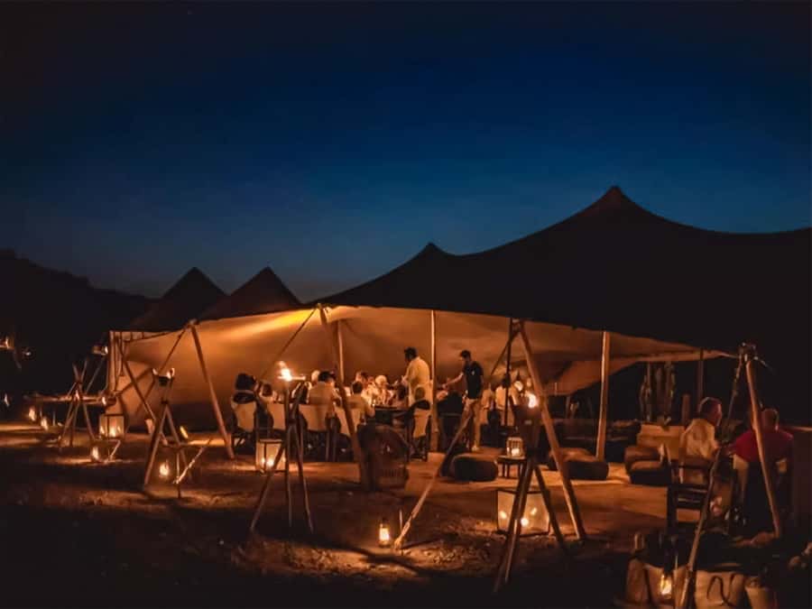 Marrakech: Agafay Desert Camel Ride with Dinner & Show - Agafay is a rocky desert, not the Sahara