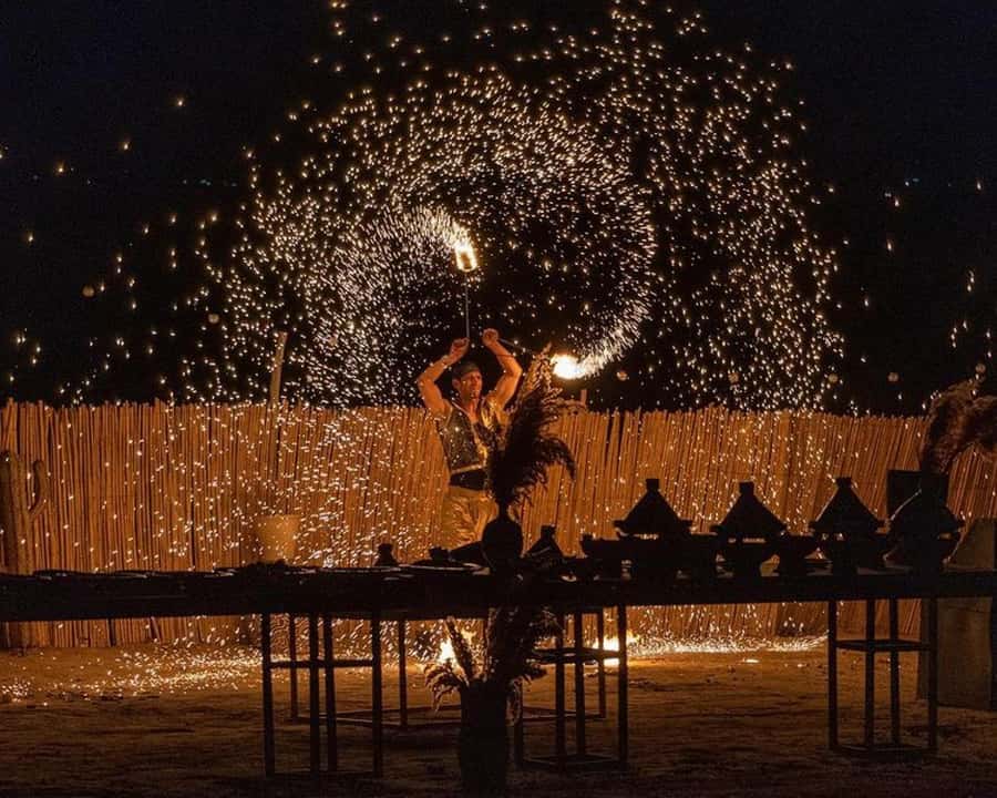 Marrakech: Agafay Desert Camel Rides, Dinner and Fire Show - Key points to know before you go