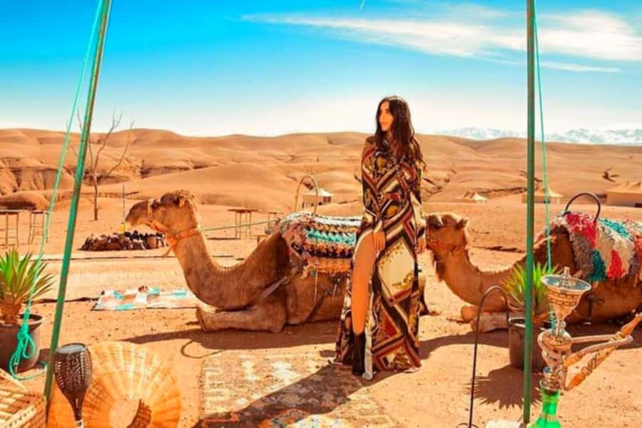 Marrakech: Agafay Desert Camp Lunch with Camel Ride and Pool - Why Agafay works as a half-day escape
