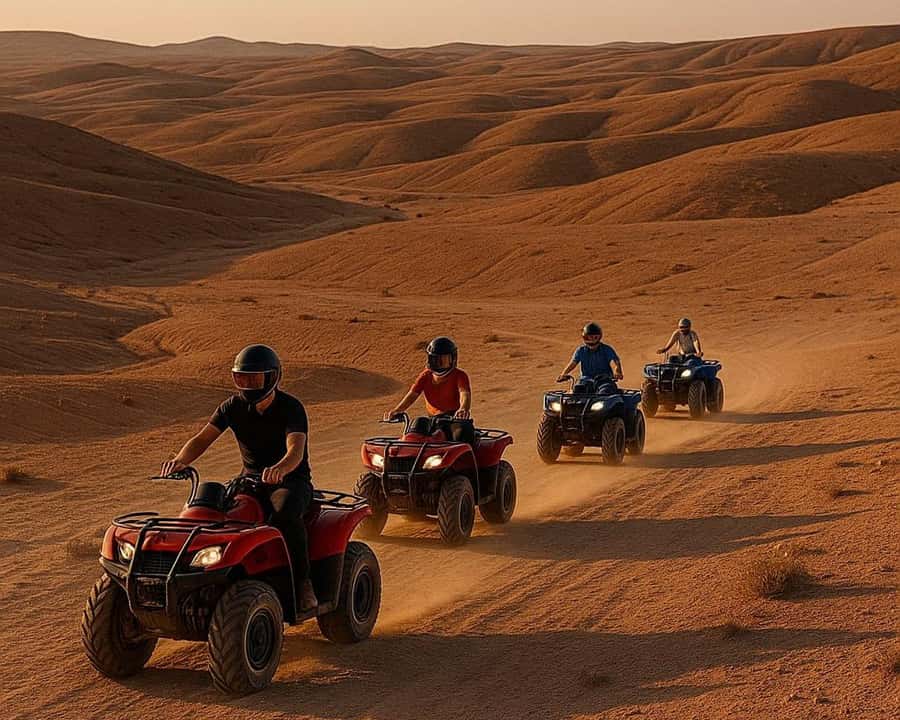 Marrakech: Agafay Desert Dinner Show with Quad Bike & Camel - Marrakech pickup can save you a tiring start