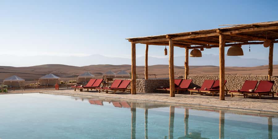 Marrakech: Agafay Desert Inara Camp Pool Day Pass with Lunch - What to bring and what to know