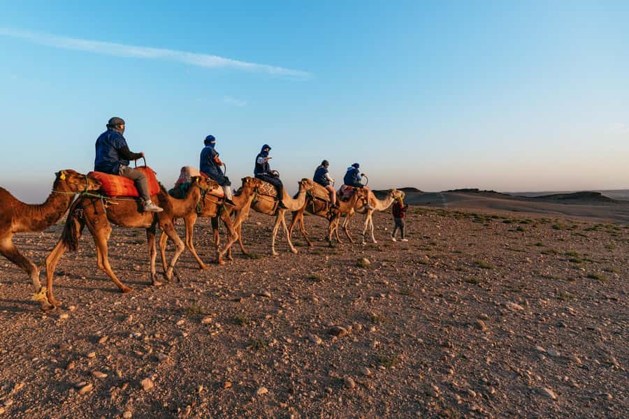 Marrakech: Agafay Desert Magical Overnight with Dinner Show - A four-course Moroccan dinner with live entertainment