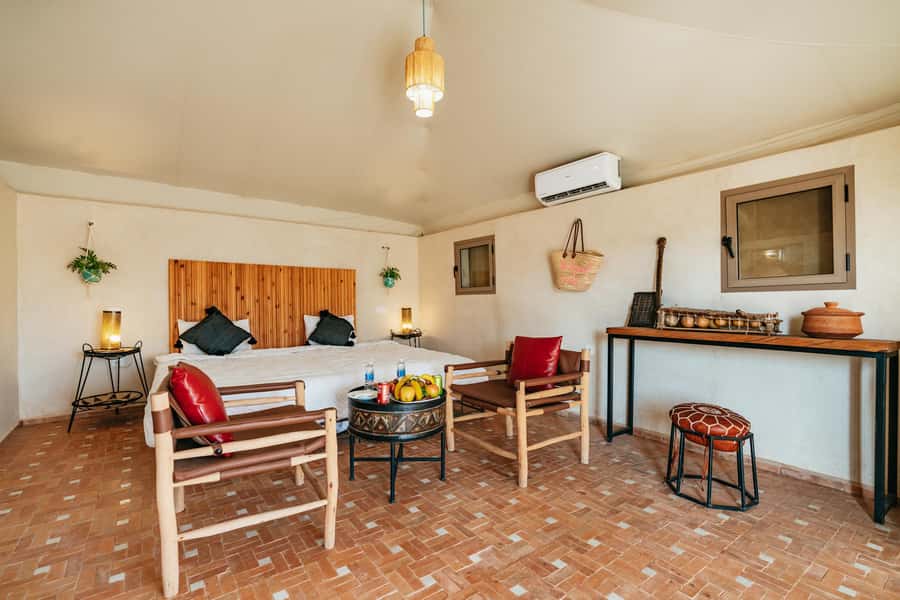Marrakech: Agafay Desert Magical Overnight with Dinner Show - What the $84 price really covers