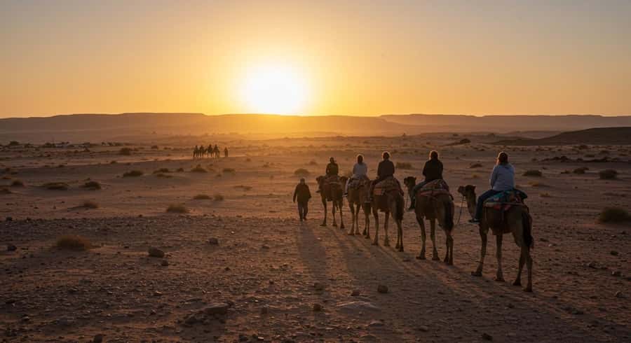 Marrakech: Agafay Desert Quad Bike & Camel Ride with Dinner - Music, Berber dancing, and fire performers
