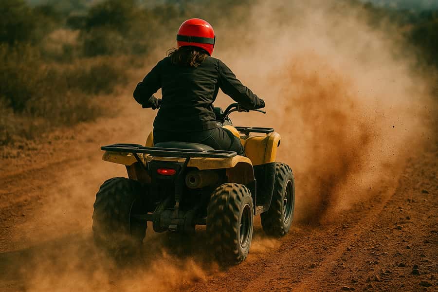 Marrakech: Agafay Desert Quad Bike with Camels & Dinner Show - Camel riding at sunset