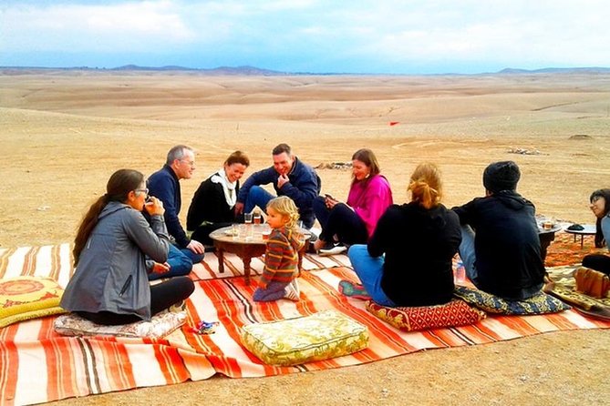 Marrakech: Agafay Desert Quad Bike with Lunch and Pool - Cooling off beside the desert pool