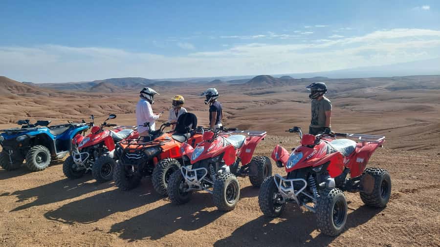 Marrakech: Agafay Desert Quad & Camel Rides, Dinner & Show - The one-hour quad and buggy ride