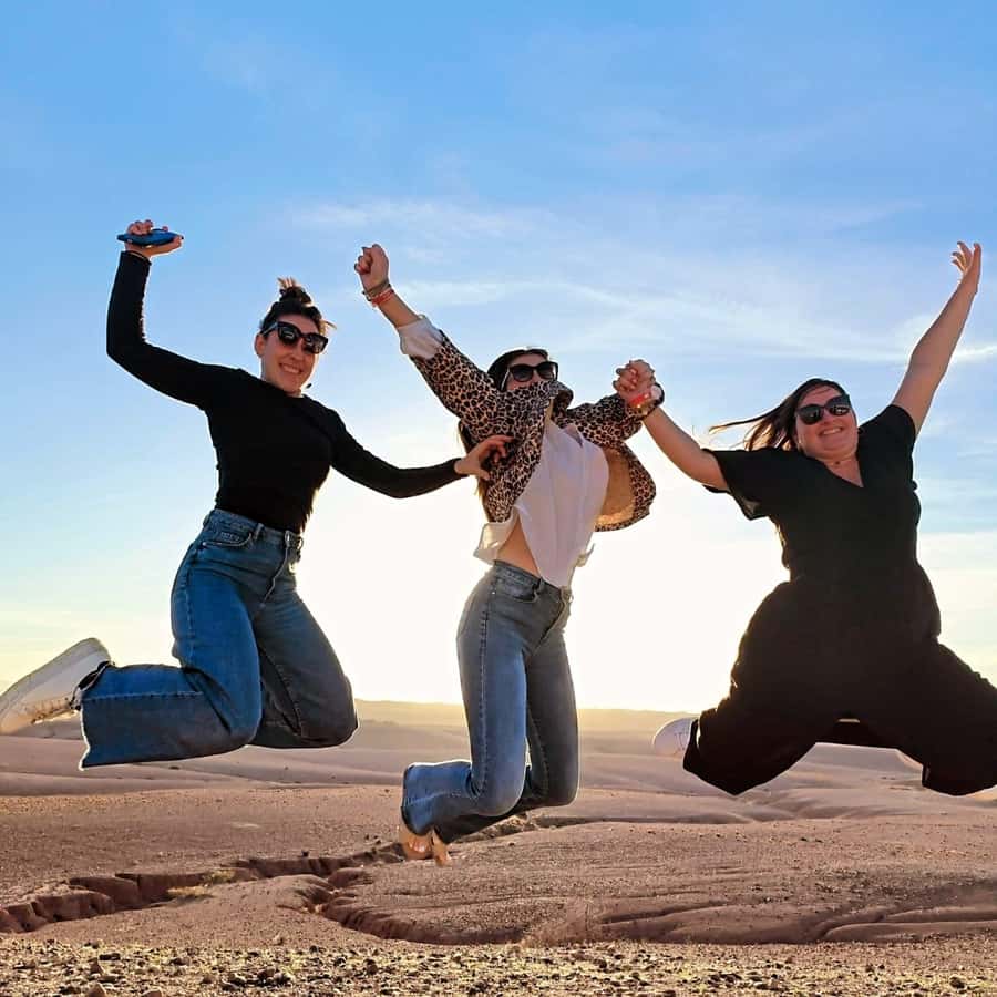 Marrakech: Agafay Desert Quad & Camel Rides with Dinner Show - Dinner under Berber tents