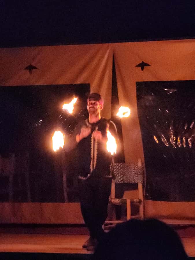 Marrakech: Agafay Desert Sunset Camel Ride, Quad & Dinner - Moroccan dinner, tea, and live entertainment