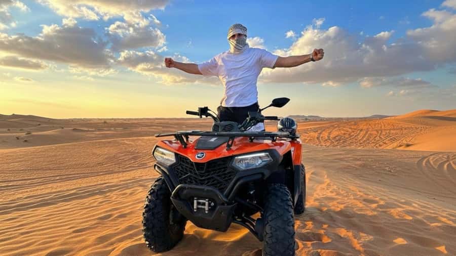 Marrakech: Agafay Desert Tour Quad bike & Dinner fire show - Learning about argan oil before the rides