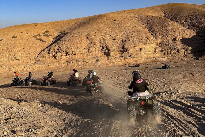 Marrakech: Agafay Quad Tour with Camel Ride, Dinner & Show - A twenty-minute camel ride for photos and calm