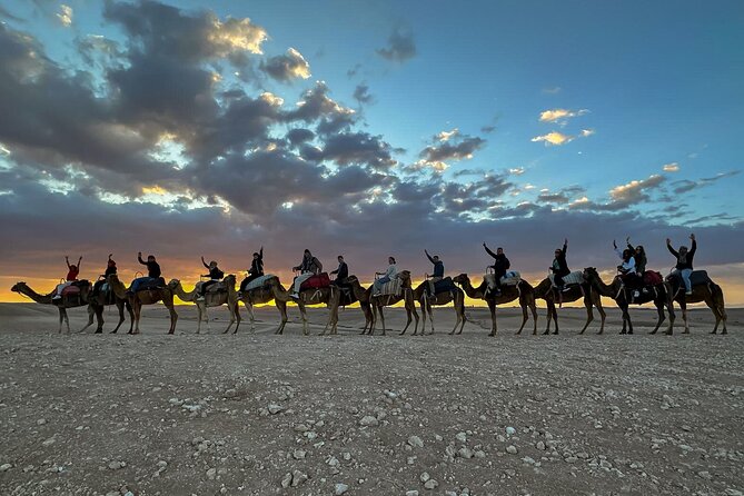 Marrakech: Agafay Quad Tour with Camel Ride, Dinner & Show - Moroccan dinner under the stars