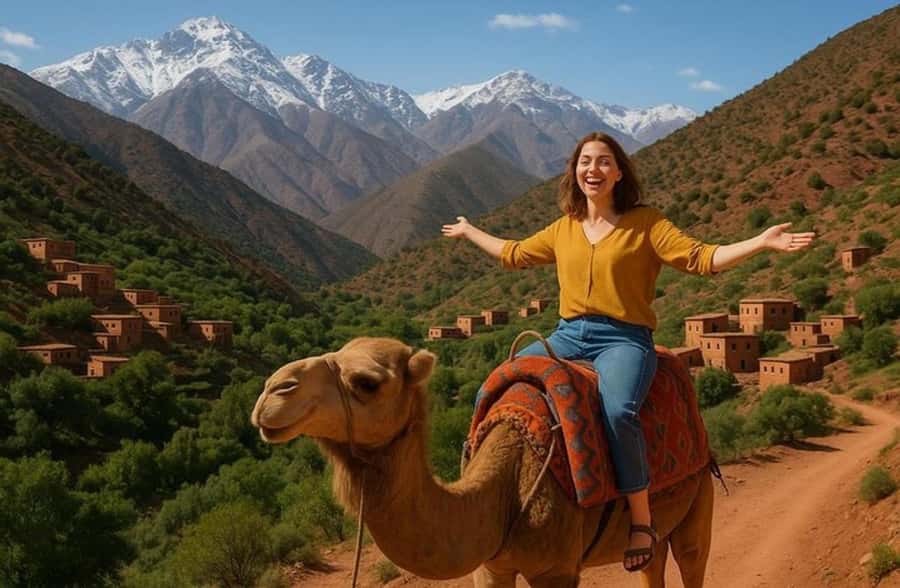 Marrakech: Atlas Mountain, Berber Villages, & Valleys Tour - Waterfalls and villages in the Ait Mizan Valley