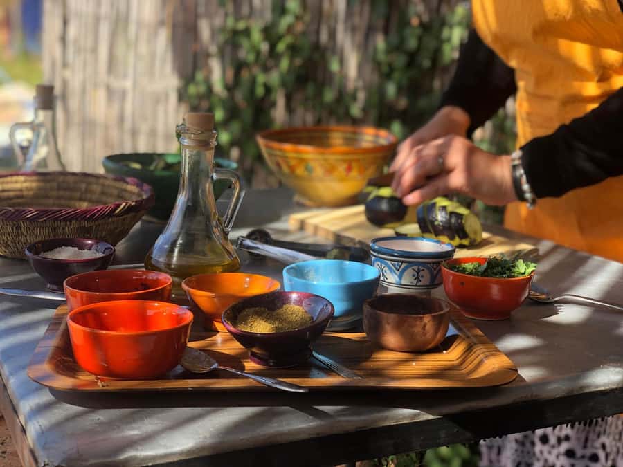 Marrakech: Atlas Mountains Cooking Class with Berber Family - Cooking tagine, couscous, and wood-fired bread