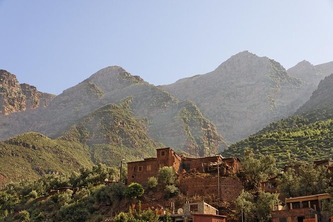 Marrakech: Atlas Mountains, Ourika Valley, Waterfall with Guide - The ride from Marrakech into the hills