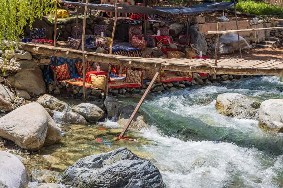 Marrakech: Atlas Mountains & Ourika Waterfalls, Lunch+Guide - Leaving Marrakech for the Ourika Valley