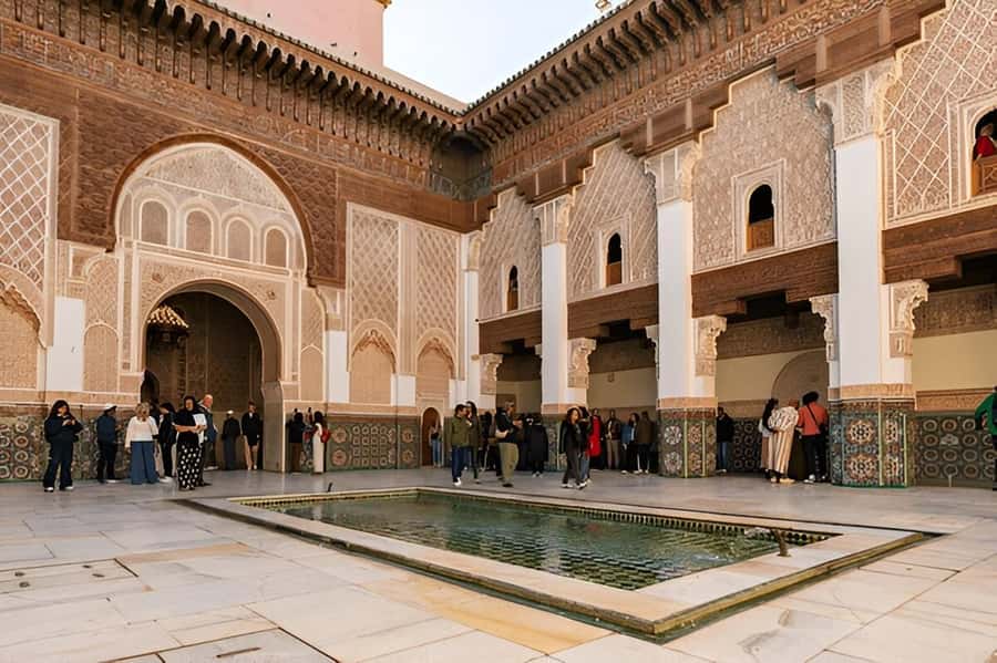 Marrakech: Bahia Palace, Ben Youssef Medersa, & Souks Tour - Bahia Palace: courtyards, tilework, and court life