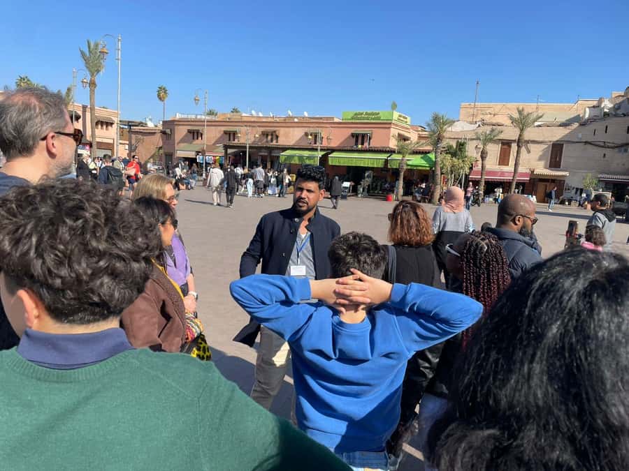 Marrakech: Bahia Palace Guided Tour with Skip-the-Line Entry - Starting at Café Argana in Jemaa el-Fna