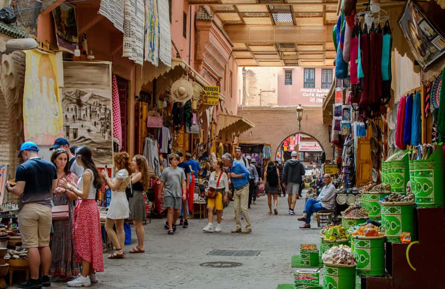Marrakech: Bahia Palace, Saadian Tombs & Medina Guided Tour - Bahia Palace, where the details reward a slower pace
