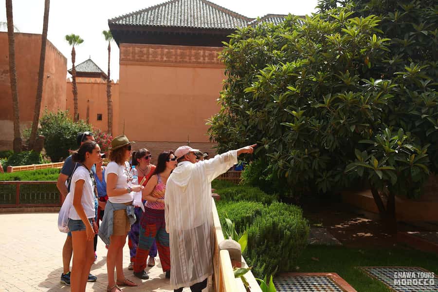 Marrakech: Bahia Palace, Saadian Tombs, Souk and Medina Tour - Meeting at Café de France without confusion