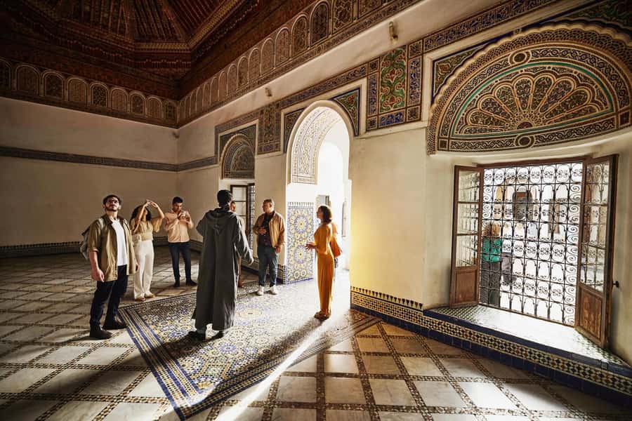 Marrakech: Bahia Palace, Saadian Tombs & Top Highlights Tour - Tinsmiths Square and Bab Agnaou