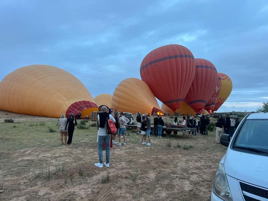 Marrakech: Balloon Flight with Berber Breakfast & Camel Ride - Landing, the certificate, and the second breakfast