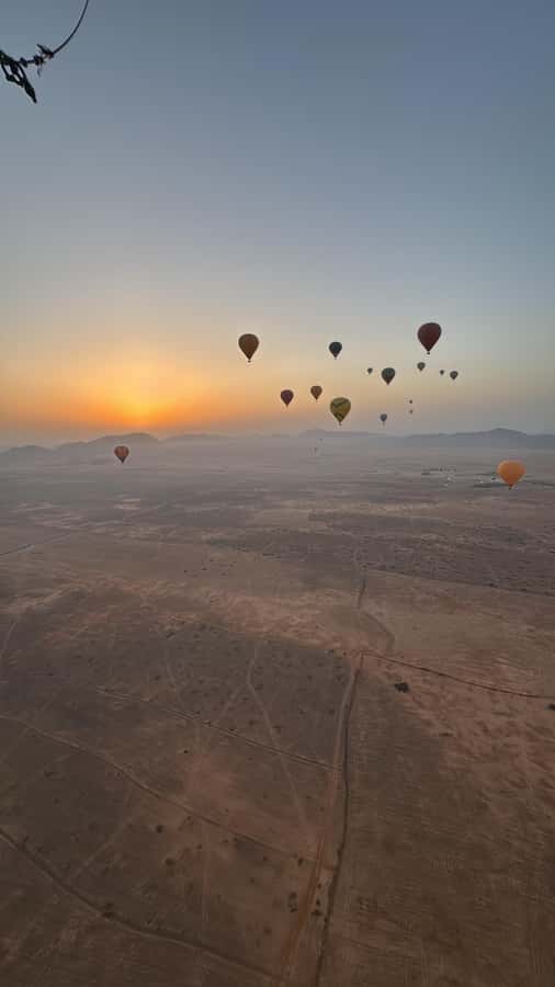 Marrakech: Balloon Flight with Berber Breakfast & Camel Ride - The balloon launch near the Atlas Mountains