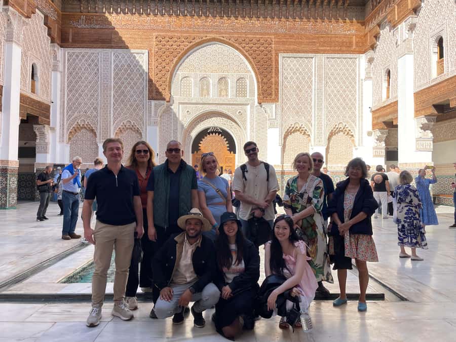 Marrakech: Ben Youssef Guided Tour with Skip-the-Line Entry - Seeing where 900 students lived