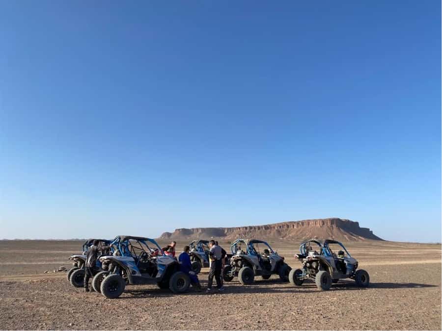 Marrakech : Buggy ride & desert tours in Agafay Desert - Getting set up with the buggy