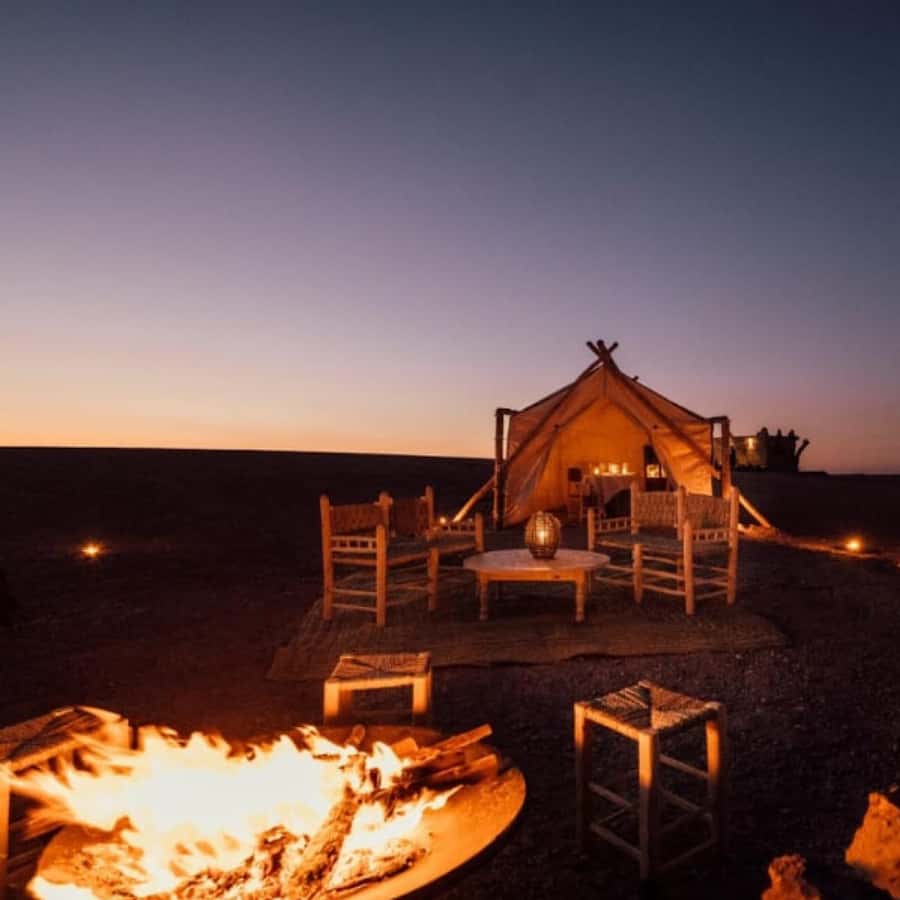 Marrakech: Camel Ride & Dinner with Sunset in Agafay Desert - The argan oil cooperative visit