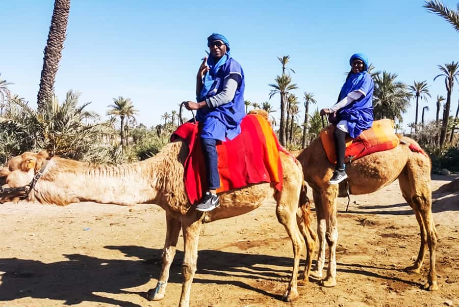 Marrakech: Camel Ride in the Oasis Palmeraie - How long is the camel ride itself?
