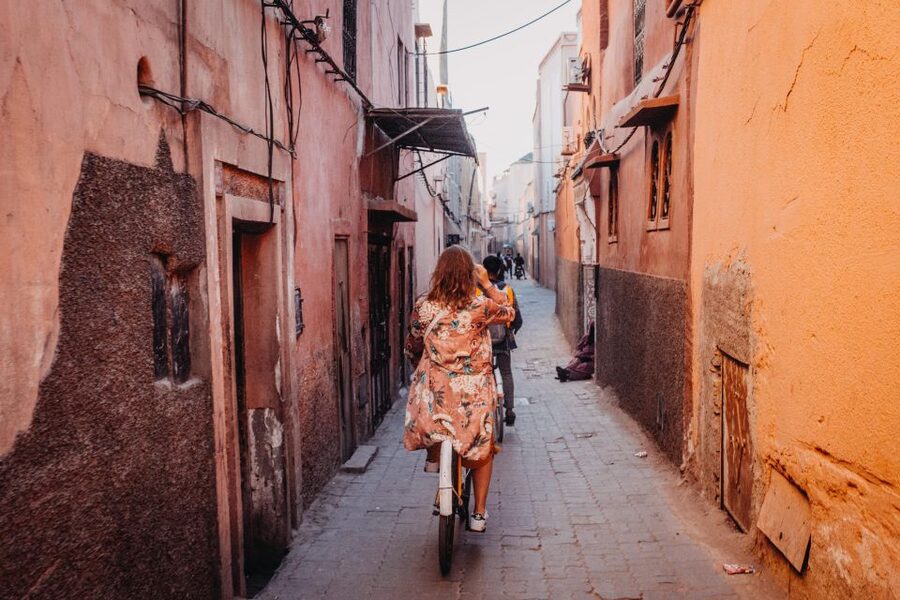 Marrakech: Cultural Bicycle Tour with Pastry and Tea - Zellige tiles, one small piece at a time