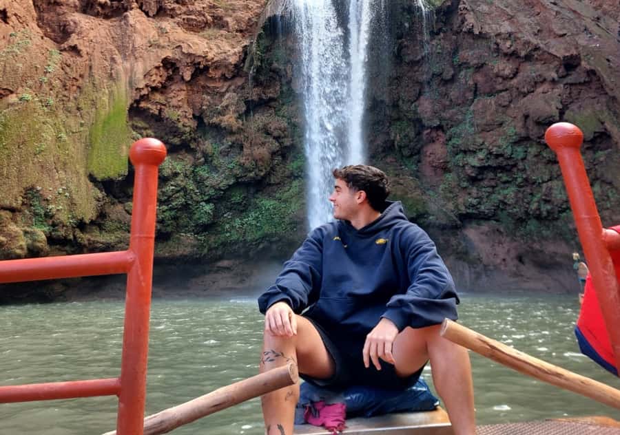 Marrakech: Day Tour to Ouzoud Waterfalls with Boat Trip - The basin boat ride and waterfall spray