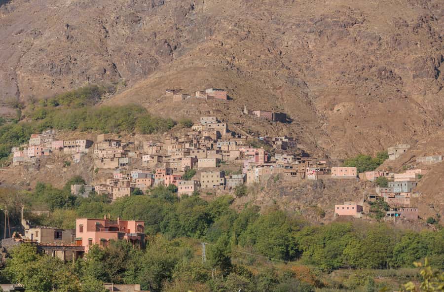Marrakech Day trip Atlas Mountains & Agafay Desert - Imlil villages and the first mountain views