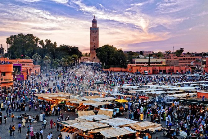 Marrakech Day Trip From Agadir - Arriving at Jemaa el-Fnaa