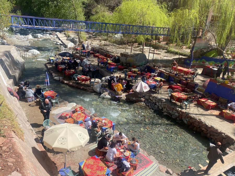 Marrakech: Day Trip To Atlas Mountains Ourika Waterfall - The return through the valley