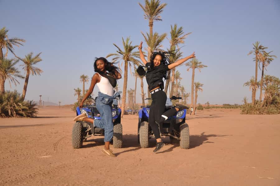Marrakech: Desert and Palm Grove Quad Tour with Tea - Safety briefing and your first few minutes on the quad