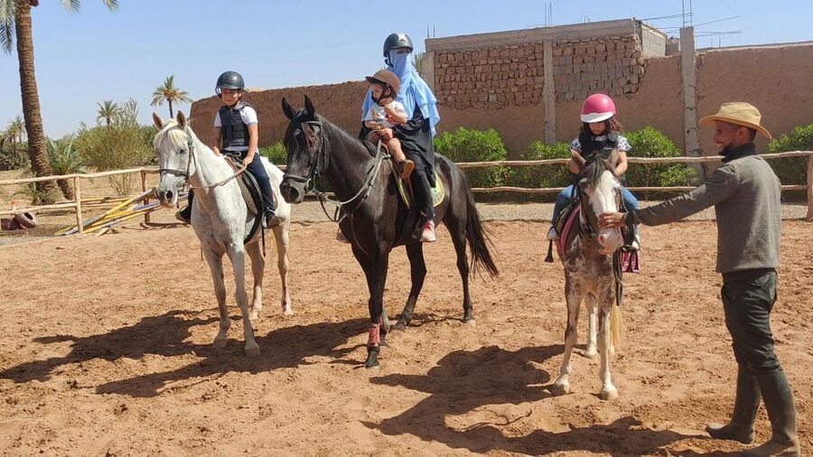 Marrakech: Desert and Palmeraie Horse Riding Tour & Transfer - Views, villages, and the Atlas Mountains