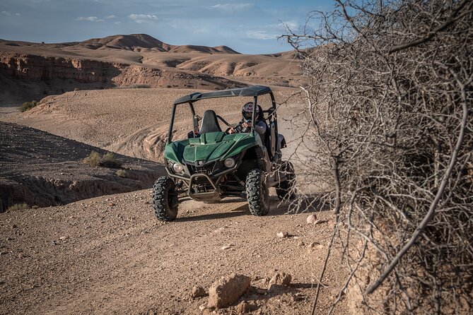 Marrakech Desert Buggy Tour Including Berber Tea Break and transfer - The base camp briefing and buggy setup