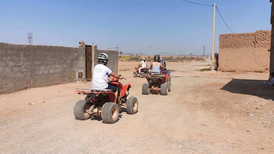 Marrakech Desert & Palm Grove Quad Bike Tour - The tea stop with a local family
