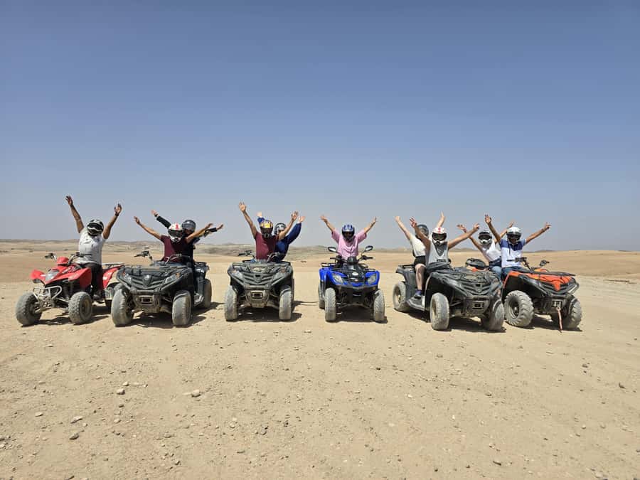 Marrakech: Desert Quad Bike Tour with Tea & Optional Dinner - Riding across a rocky desert, not a sandy Sahara