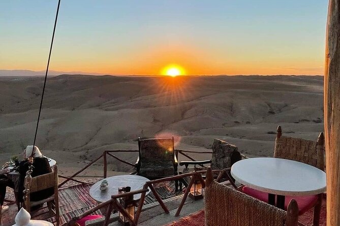 Marrakech Desert Tour & Sunset Camel Ride with Dinner Show - Traditional music and the fire show