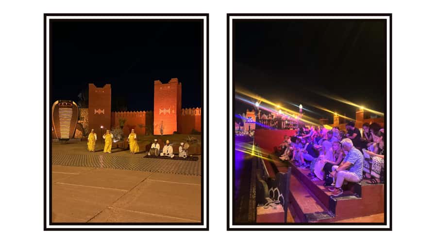 Marrakech: Dinner show and Fantasia in Chez Ali - Music, dancers, acrobats, and fireworks